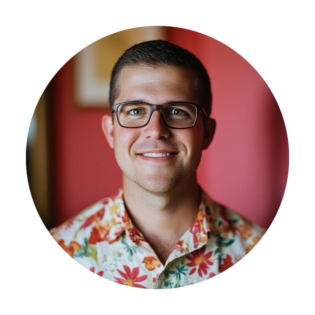 Khris smiling headshot portrait